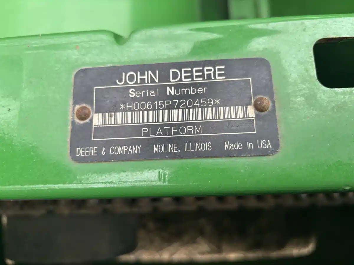 Gallery image 2 for 2007 John Deere 615P Header - Draper