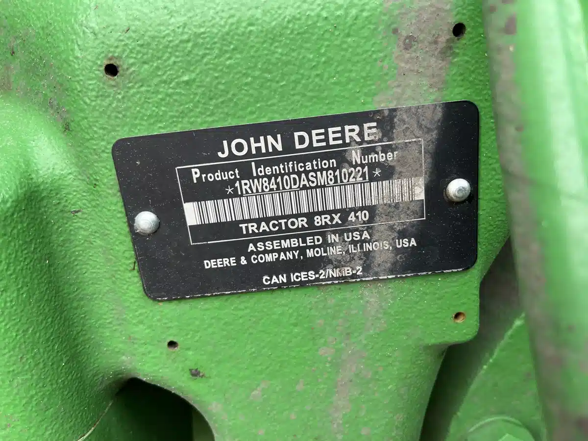 Gallery image 2 for 2025 John Deere 8RX 410 Tractor