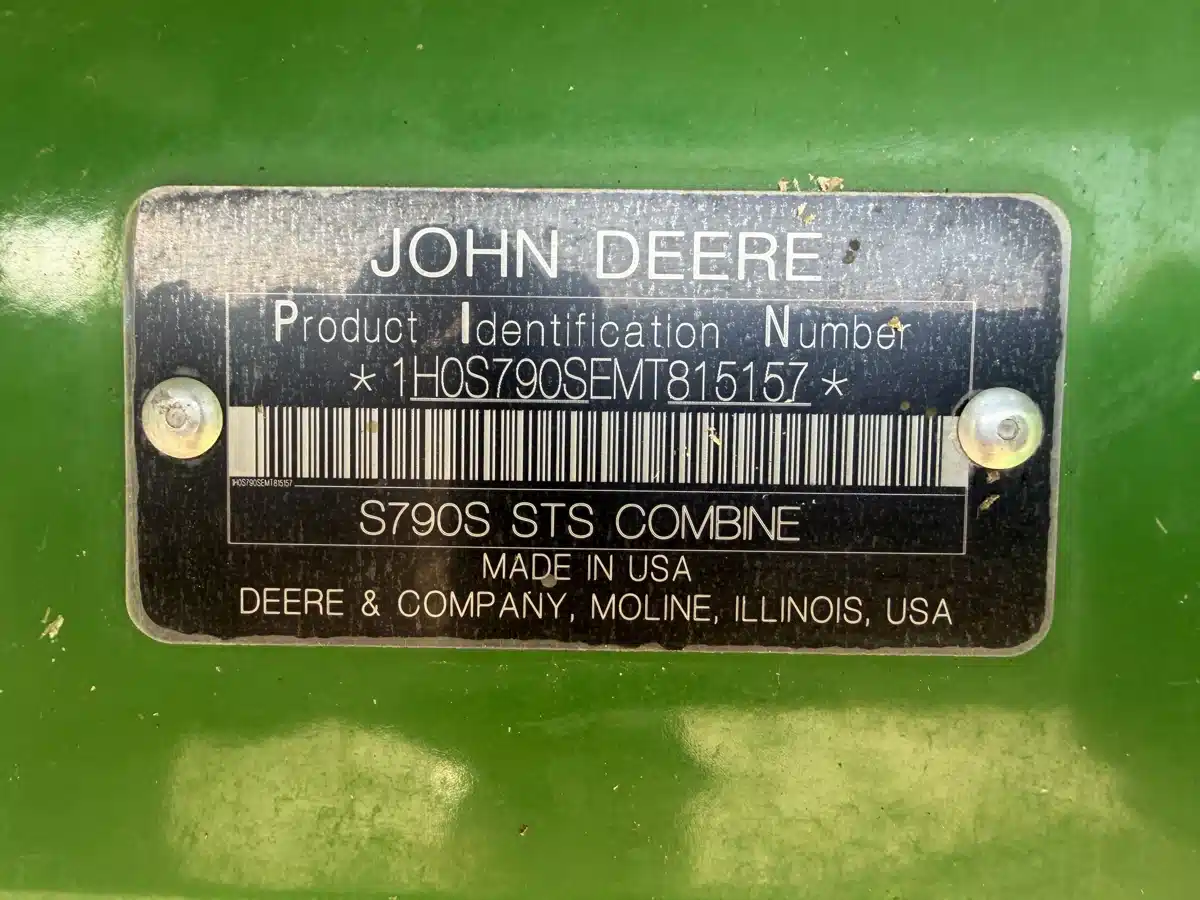 Photo de la Galerie 2 pour 2021 John Deere S790 Batteuse