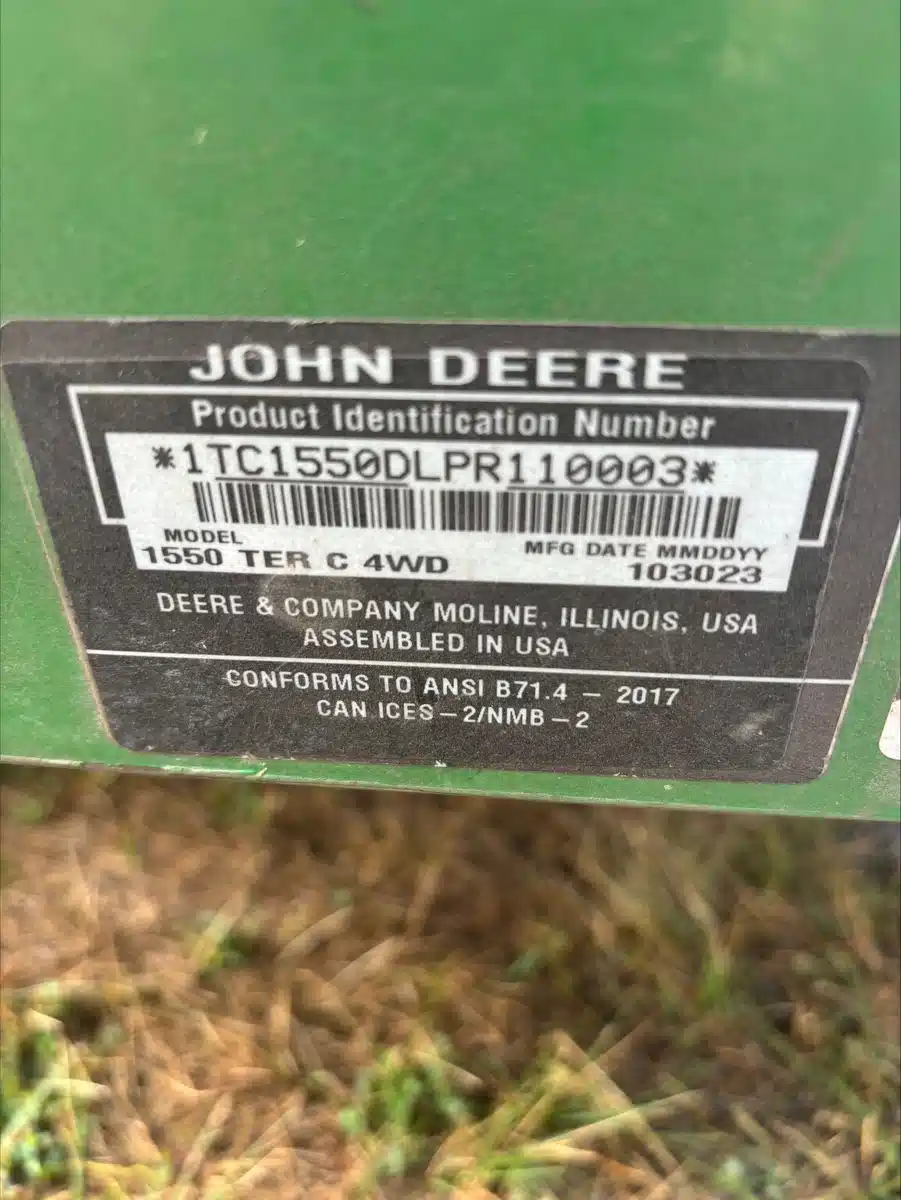 Gallery image 1 for 2024 John Deere 1550 Mower - Front Deck