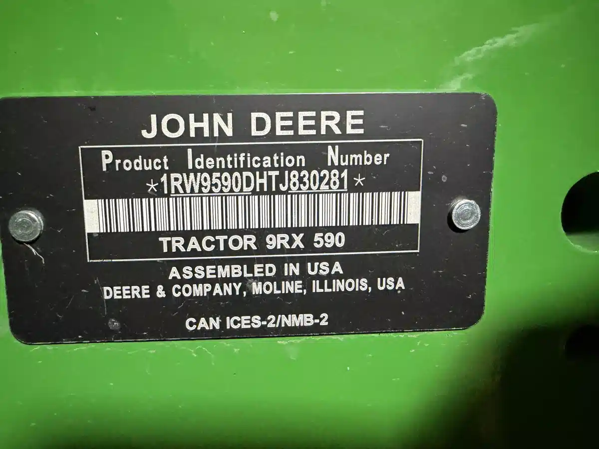 Gallery image 2 for 2026 John Deere 9RX 590 Tractor