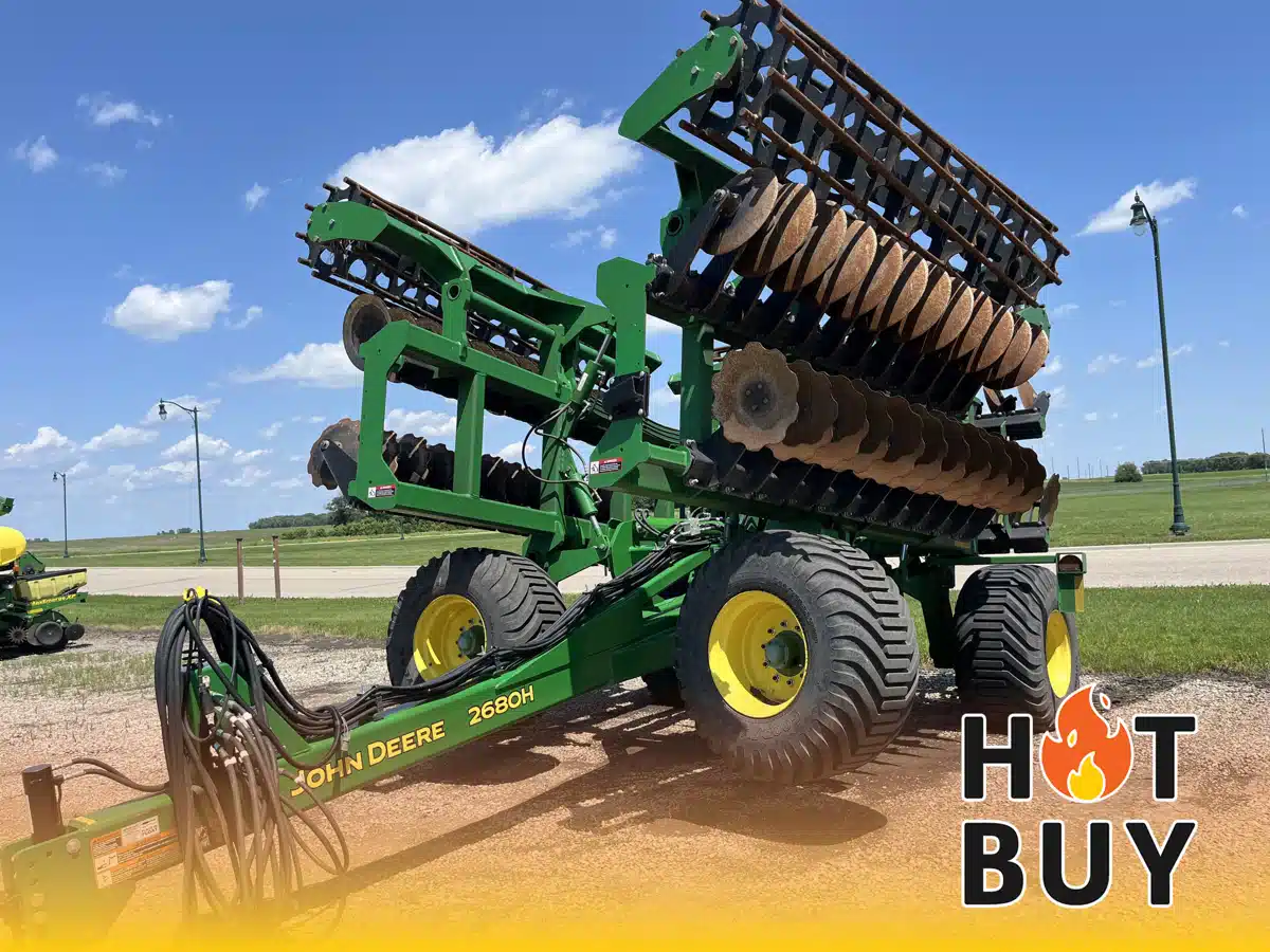 Gallery image 1 for Used 2022 John Deere 2680H Disc