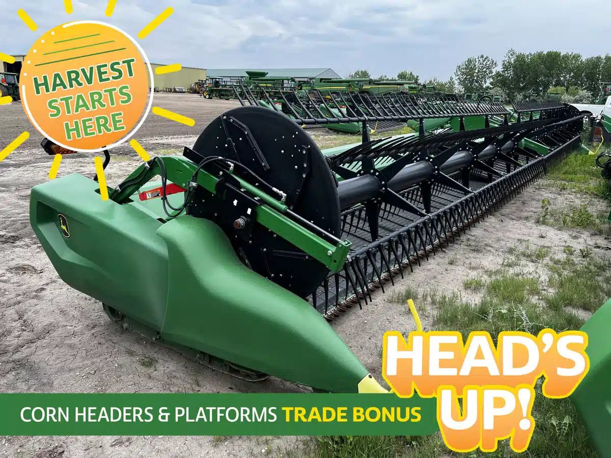 Gallery image 1 for Used 2023 John Deere RD45F Header Combine