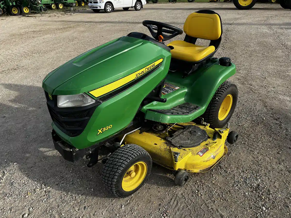 John deere x320 lawn mower sale