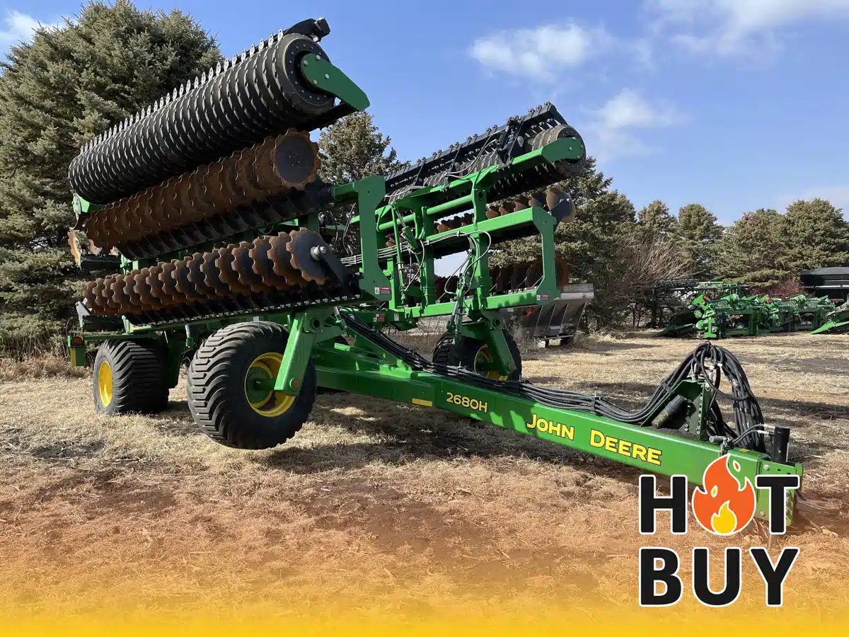 Gallery image 1 for Used 2023 John Deere 2680H Disc