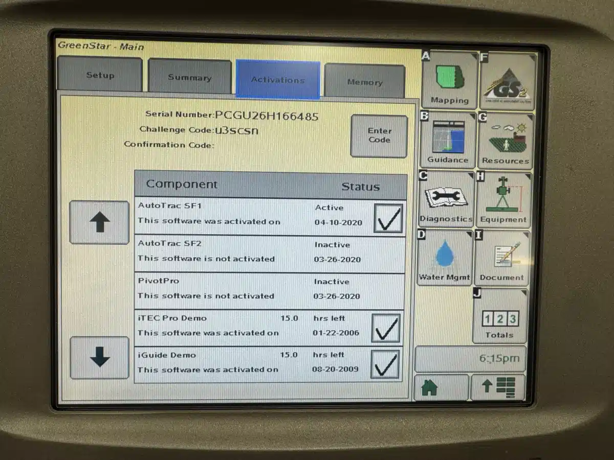 Gallery image 2 for 2008 John Deere GREENSTAR 2 2600 Guidance System