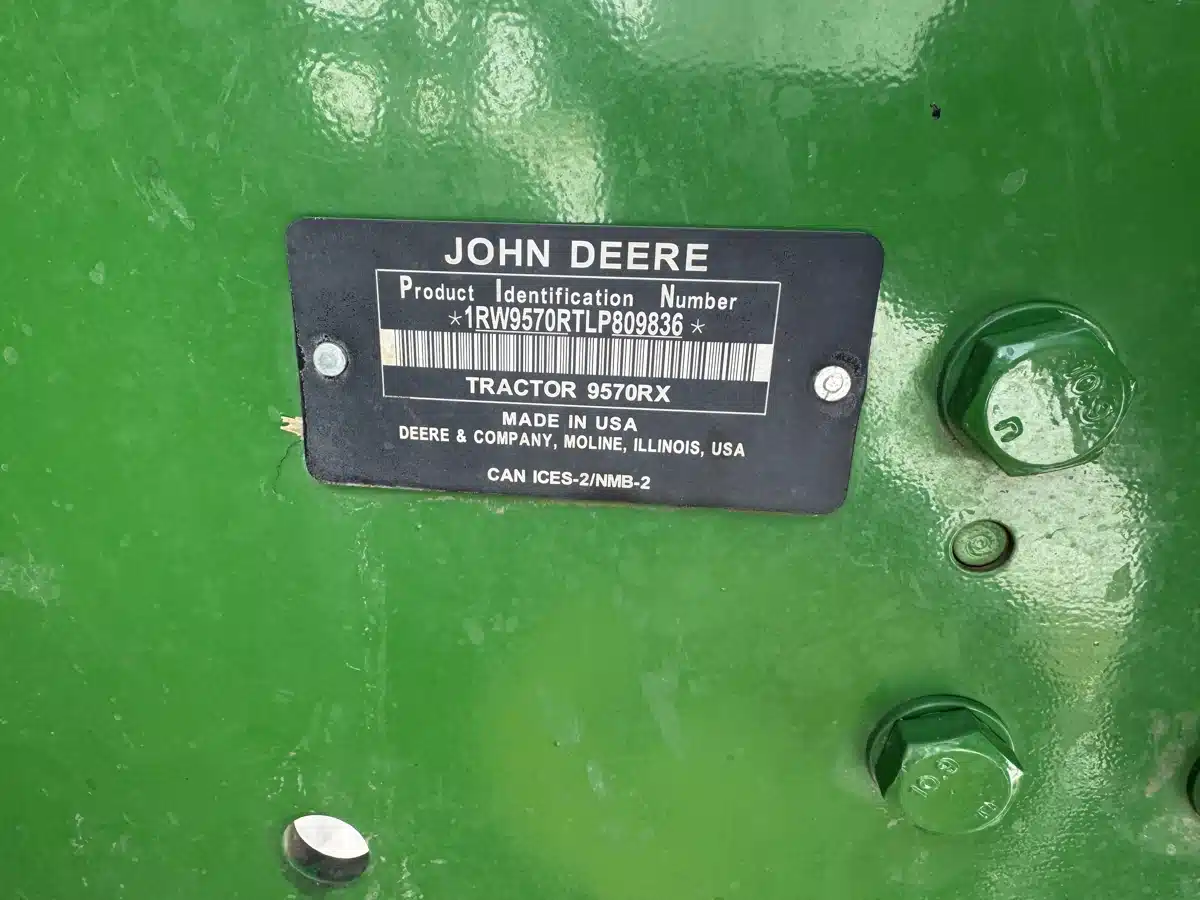 Gallery image 2 for Used 2020 John Deere 9570RX Tractor
