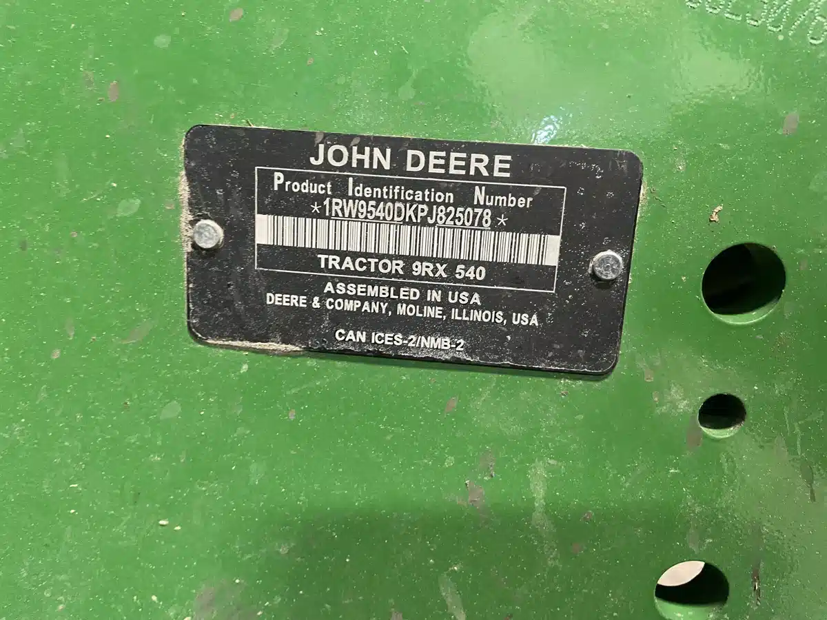 Gallery image 2 for 2024 John Deere 9RX 540 Tractor