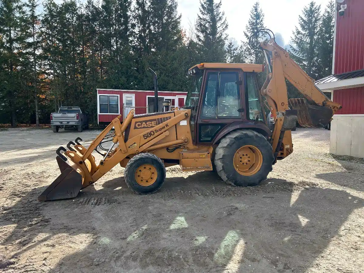 Gallery image 1 for Used 1991 Case 580 SUPER K Backhoe Loader