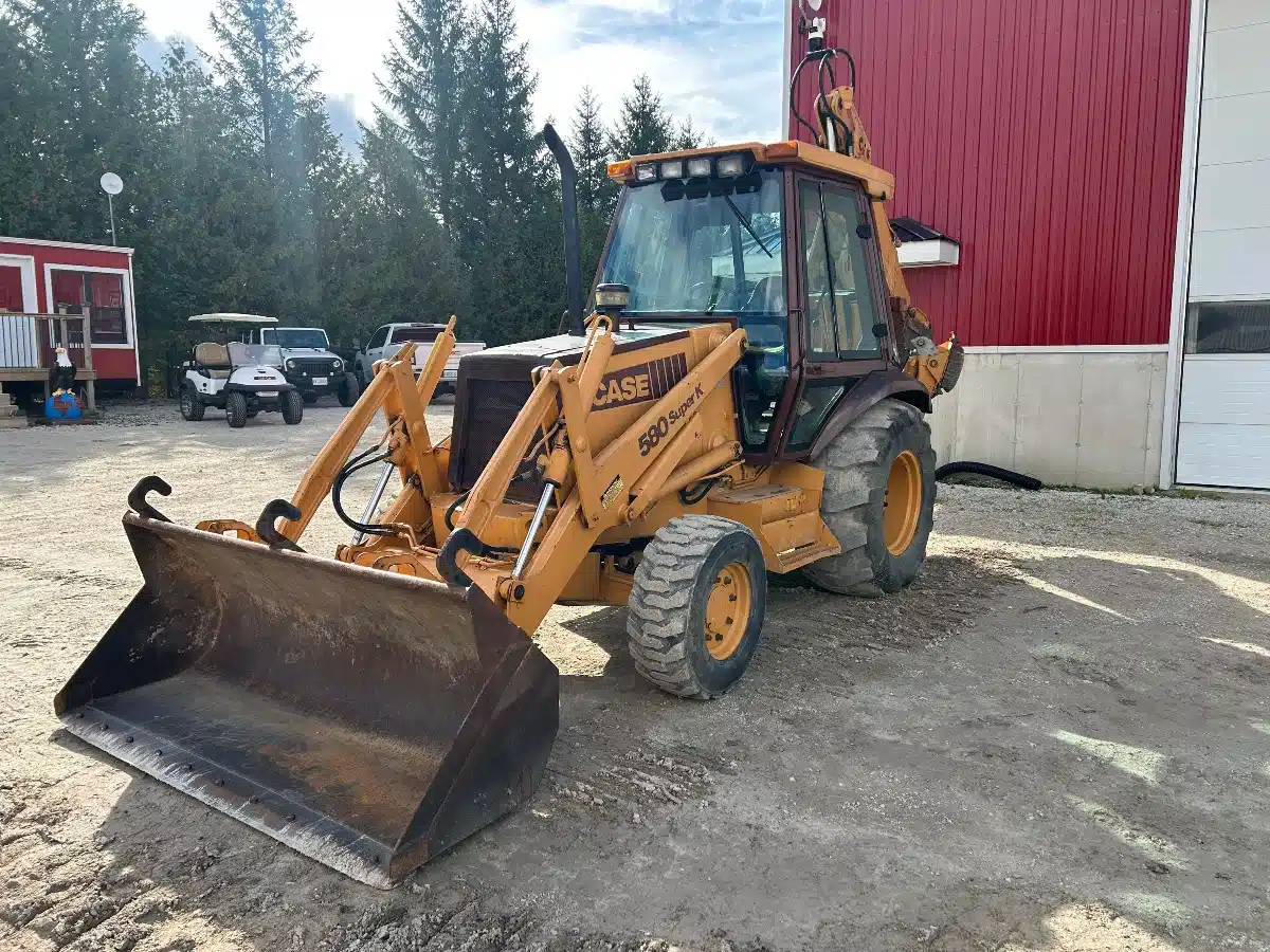 Gallery image 2 for Used 1991 Case 580 SUPER K Backhoe Loader