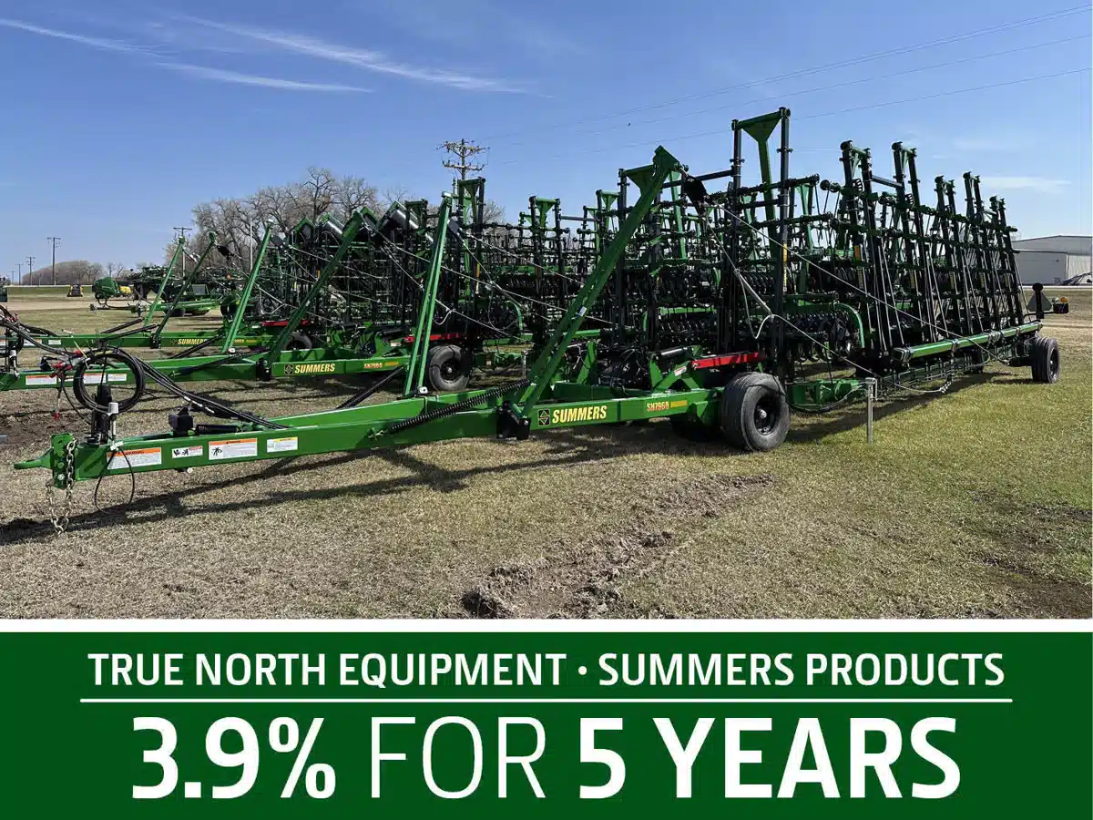 Gallery image 1 for 2024 Summers Mfg 72' SuperHarrow with rolling coils Field Finisher