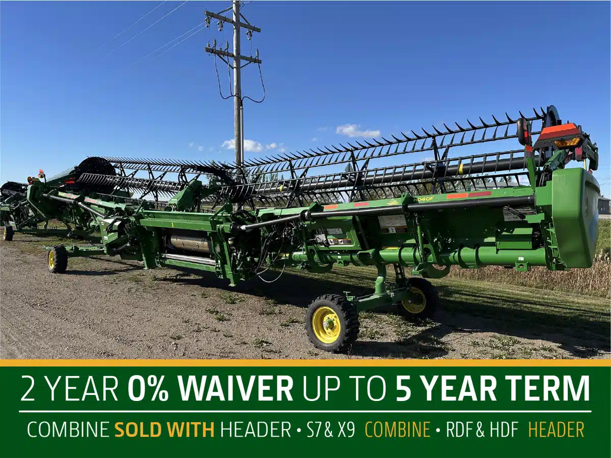 Gallery image 1 for Used 2024 John Deere HD40F Header - Draper