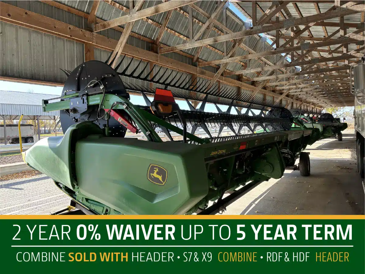 Gallery image 1 for Used 2023 John Deere RD35F Header Combine