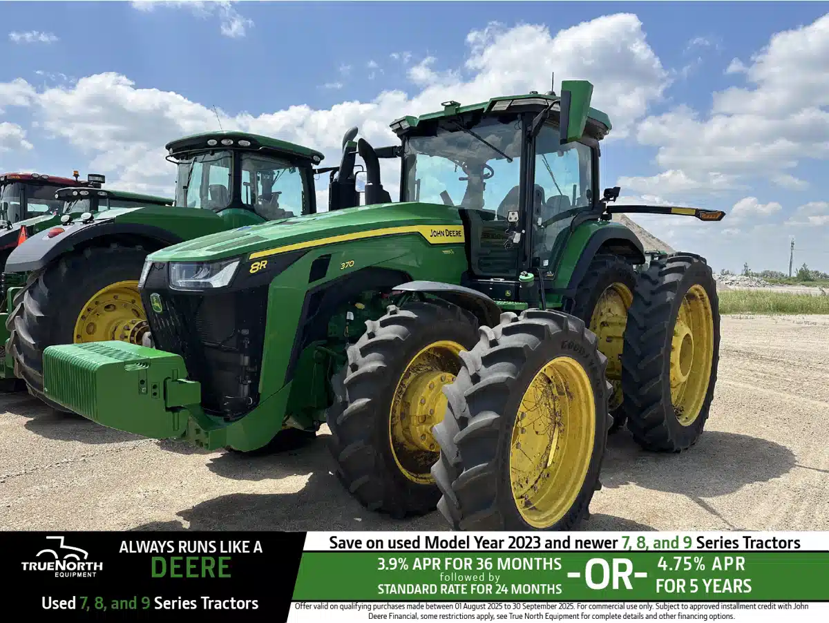 Gallery image 1 for Used 2023 John Deere 8R 370 Tractor