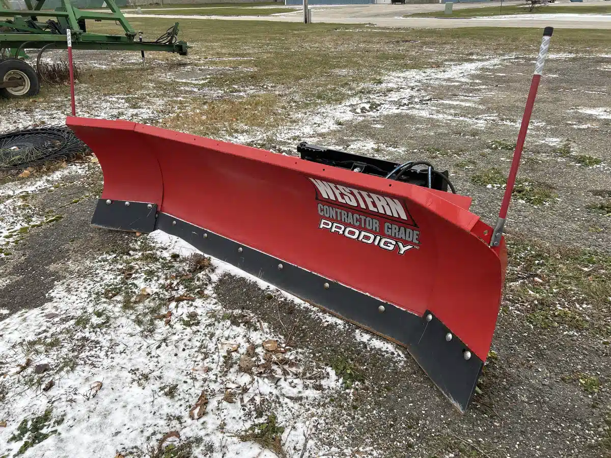 New 2022 Western Prodigy Skid Steer Plow Attachment