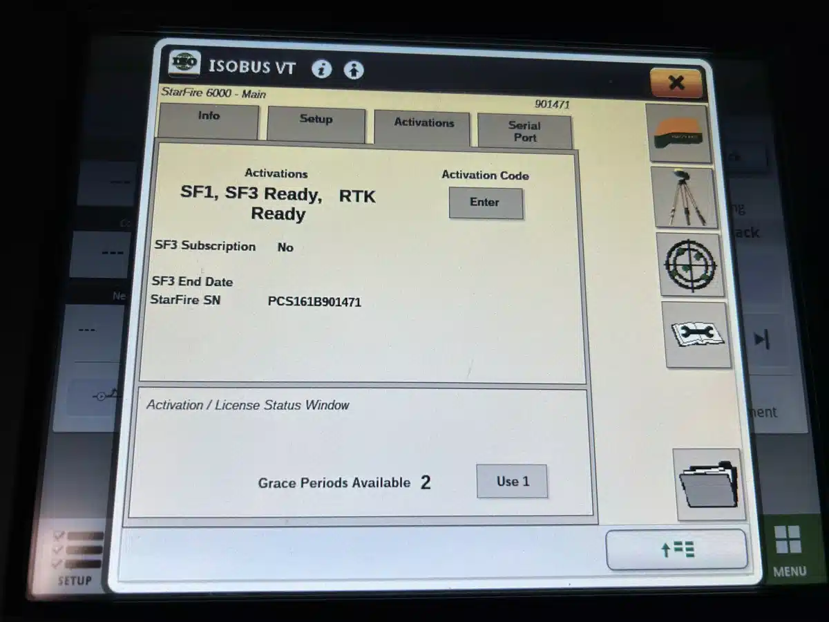 Gallery image 2 for Used John Deere StarFire 6000 with 900mhz RTK Guidance System