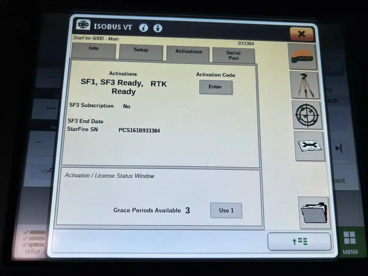 Gallery image 2 for Used John Deere StarFire 6000 with 900mhz RTK Guidance System