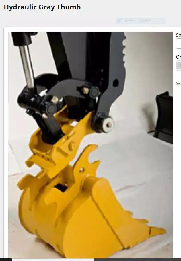 Gallery image 1 for 2023 John Deere HYD CLAMP for 30P or G / 35P or G Attachment