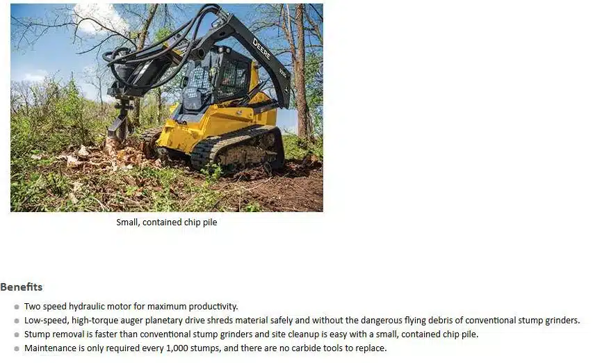 Gallery image 2 for 2022 John Deere SS30 Attachment