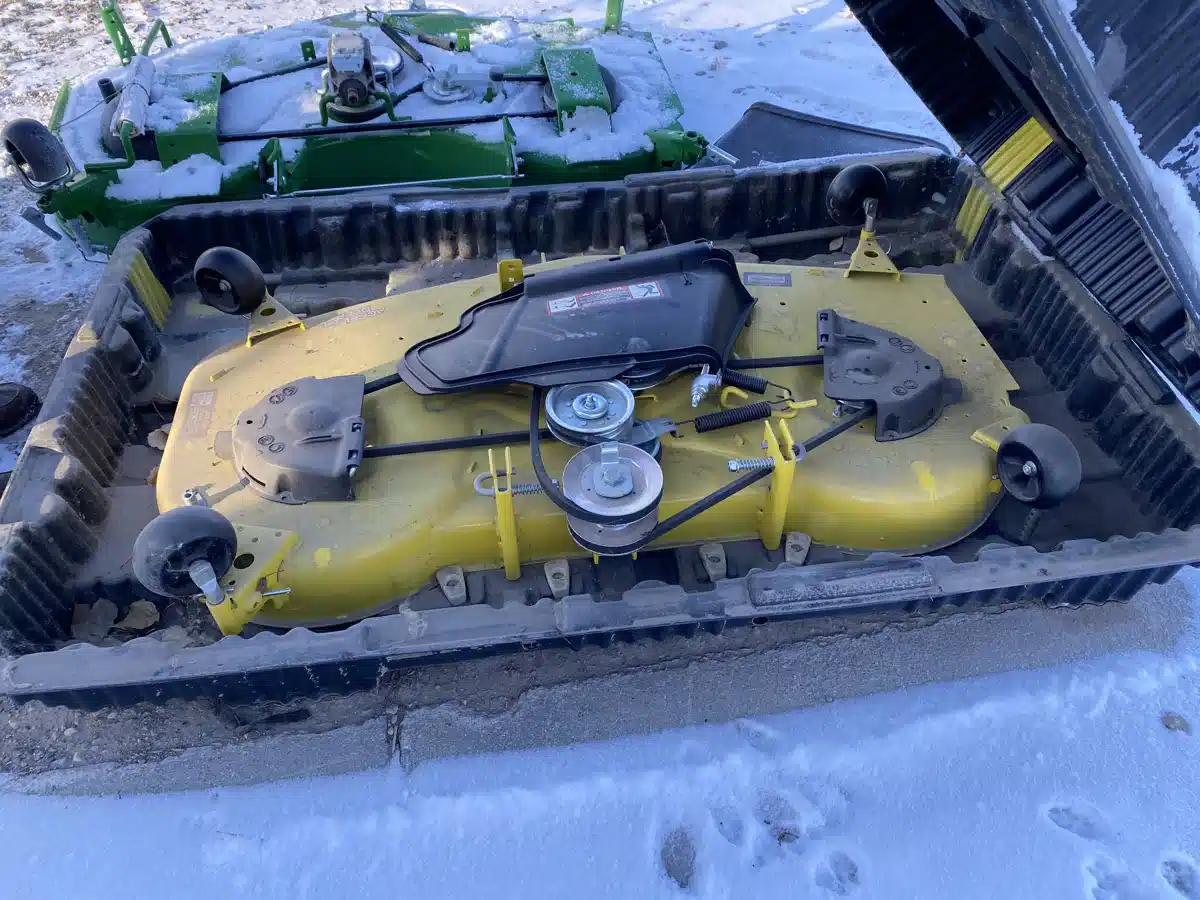 Gallery image 1 for New 2022 John Deere 54A Accel Deep Mower Deck X3xx & X5xx Lawn Tractors L&G Attachment