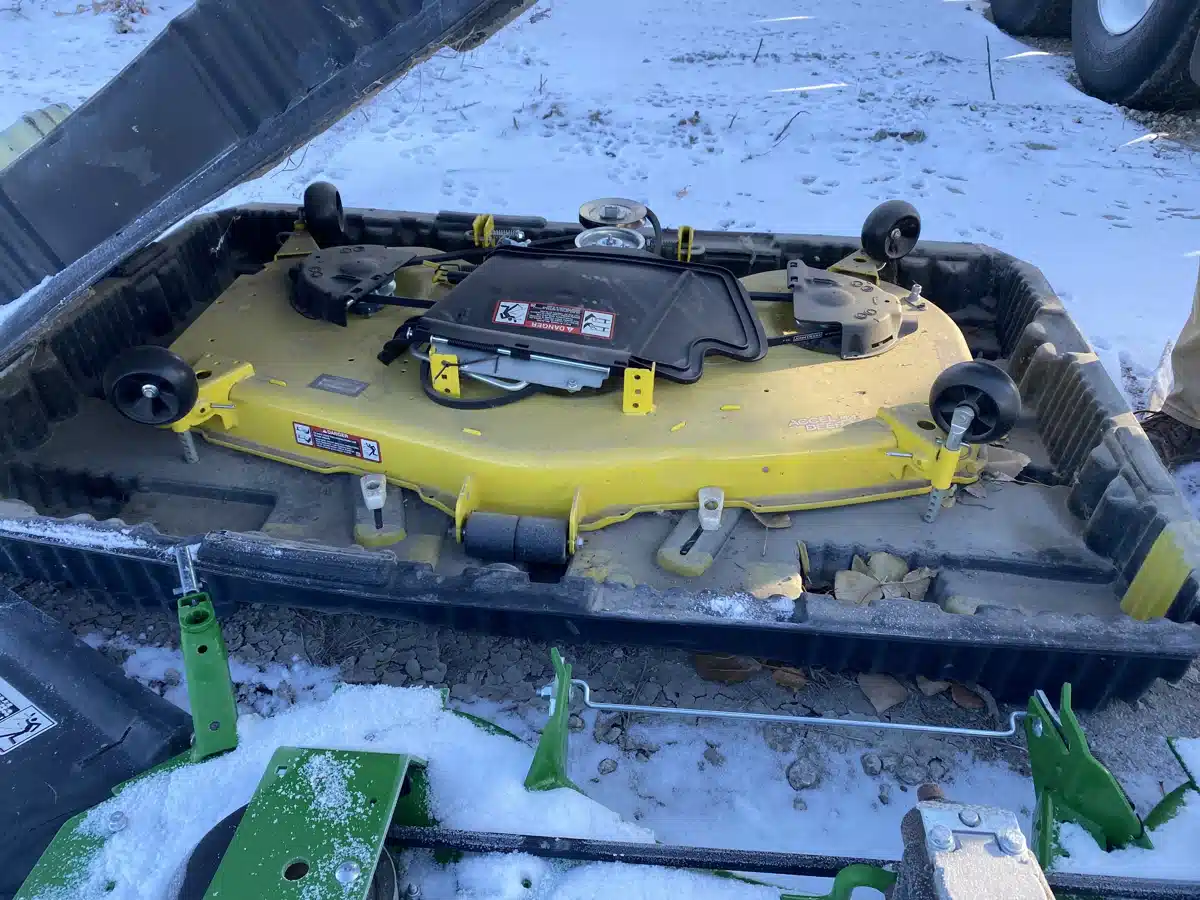 Gallery image 2 for New 2022 John Deere 54A Accel Deep Mower Deck X3xx & X5xx Lawn Tractors L&G Attachment