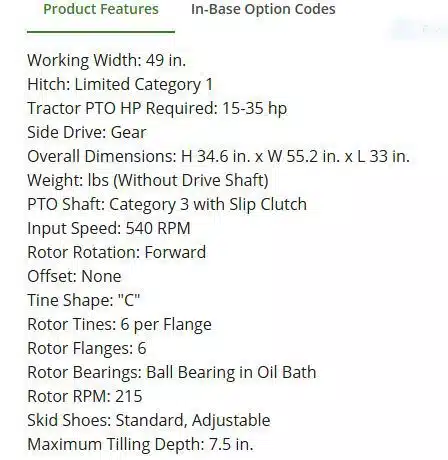 Gallery image 2 for 2025 Frontier RT3049 Attachment