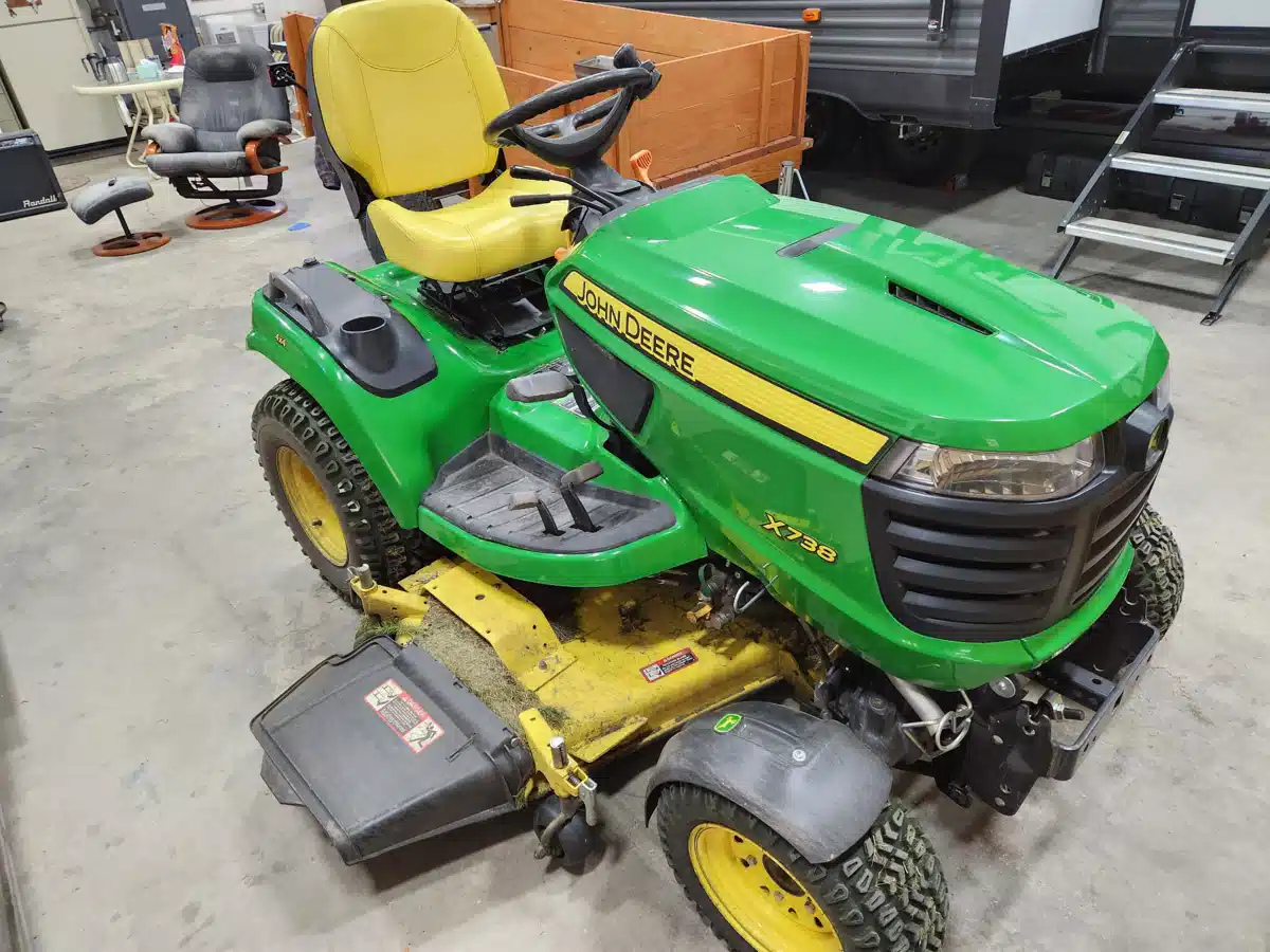 Used 2017 John Deere X738 Lawn Tractor