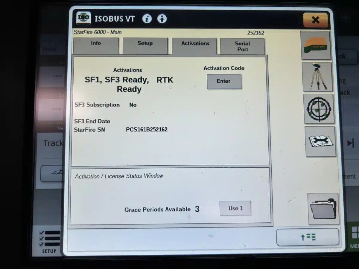 Gallery image 2 for 2019 John Deere StarFire 6000 RTK Ready Guidance System