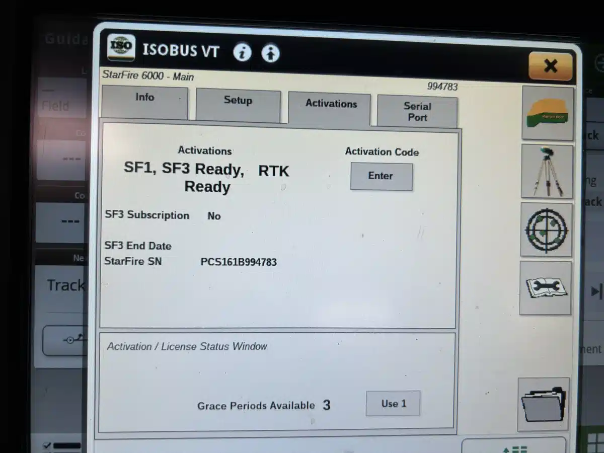 Gallery image 2 for 2018 John Deere StarFire 6000 RTK ready Guidance System