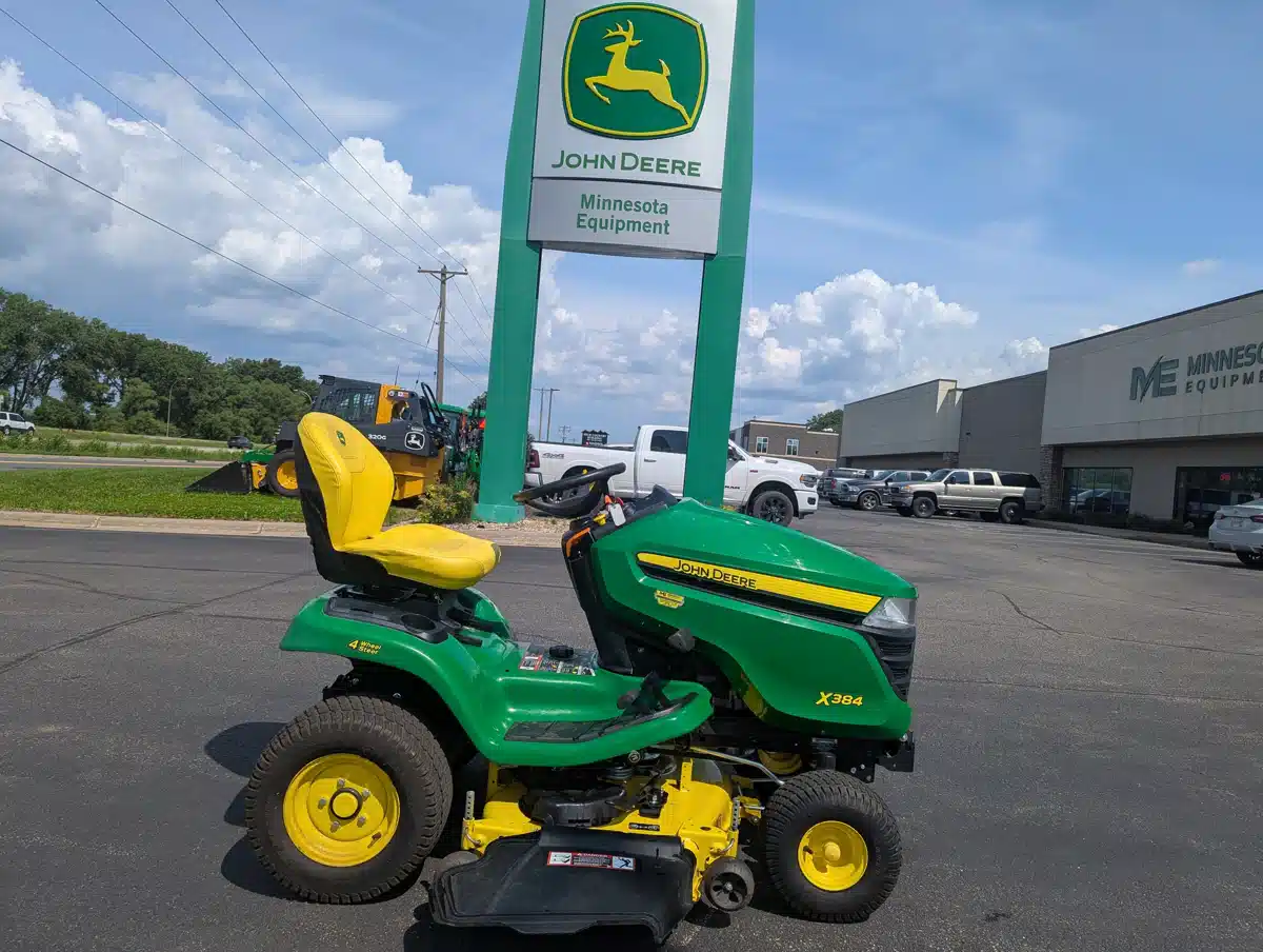Gallery image 2 for Used 2022 John Deere X384 Lawn Tractor