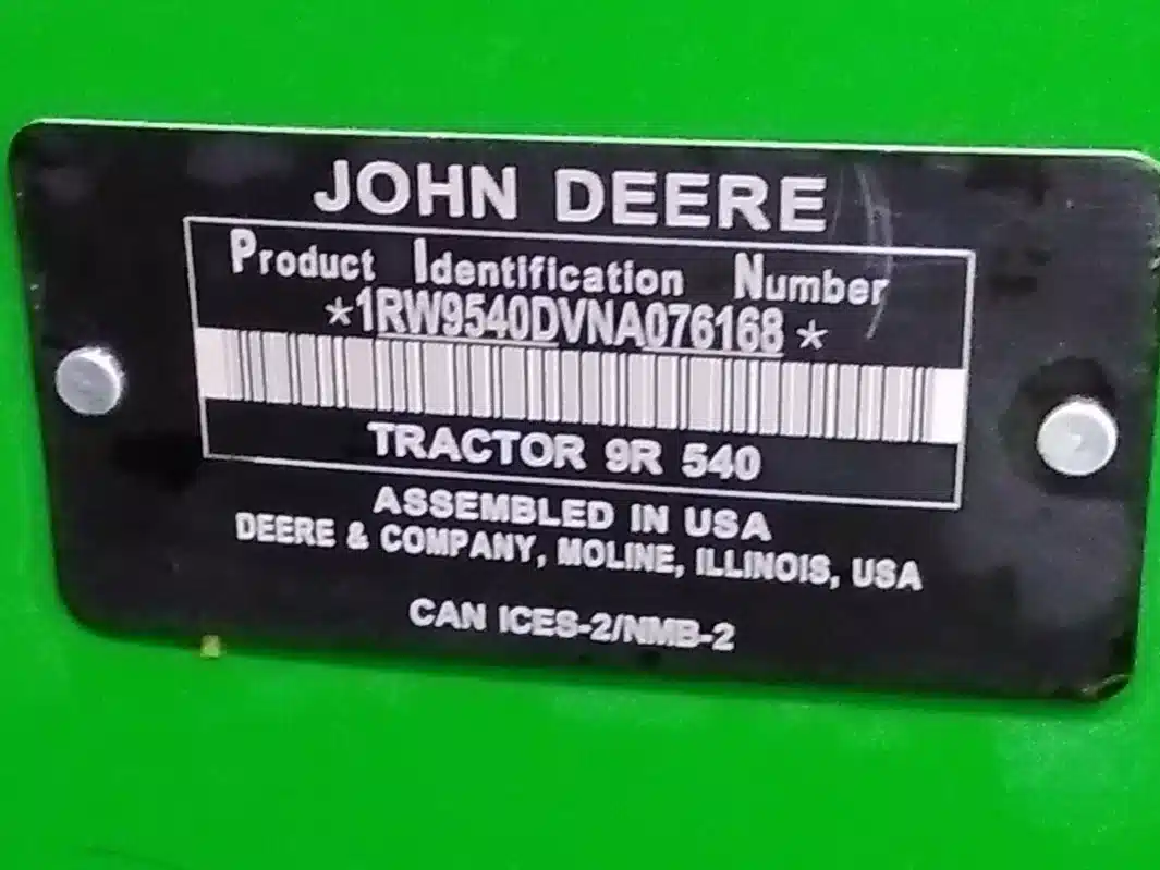 Gallery image 2 for Used 2022 John Deere 9R 540 Tractor