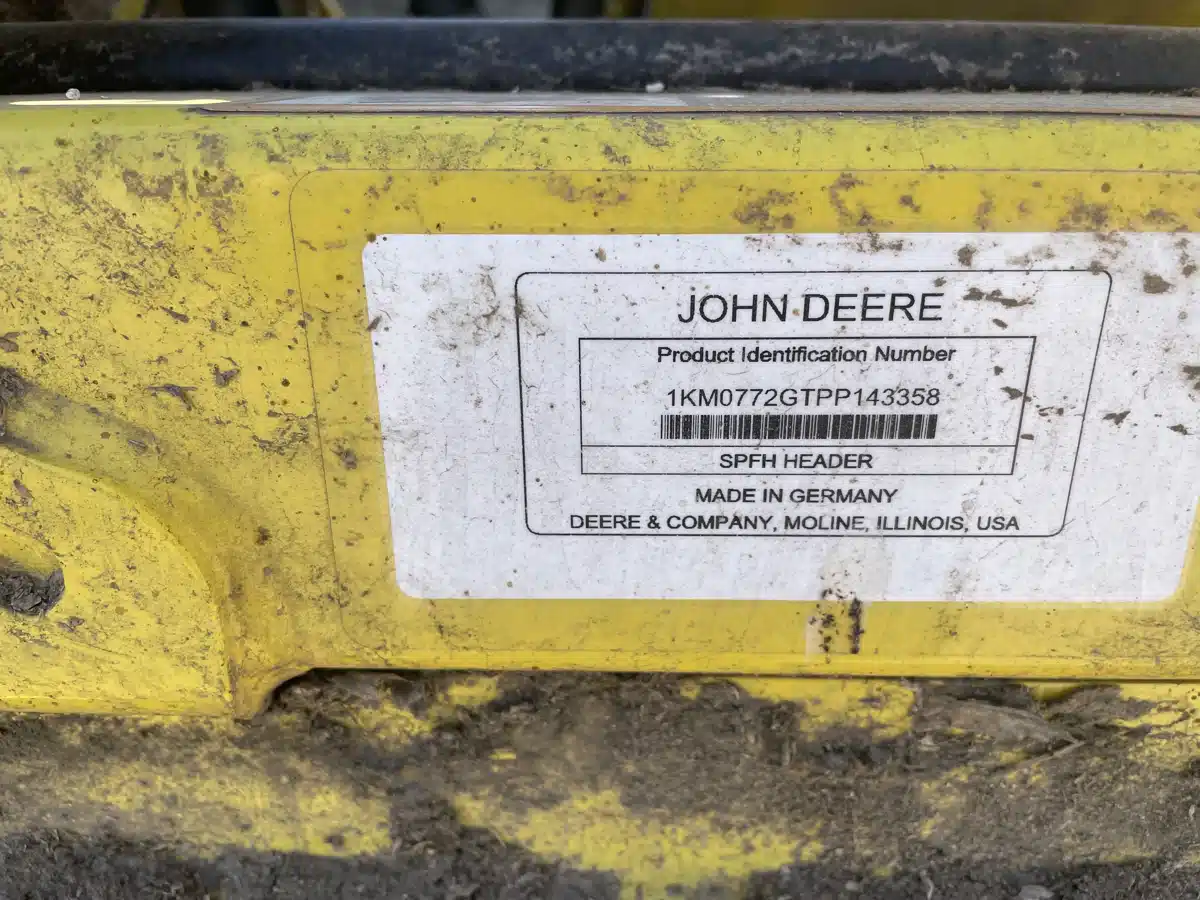Gallery image 1 for Used 2023 John Deere 772 Header - Rotary