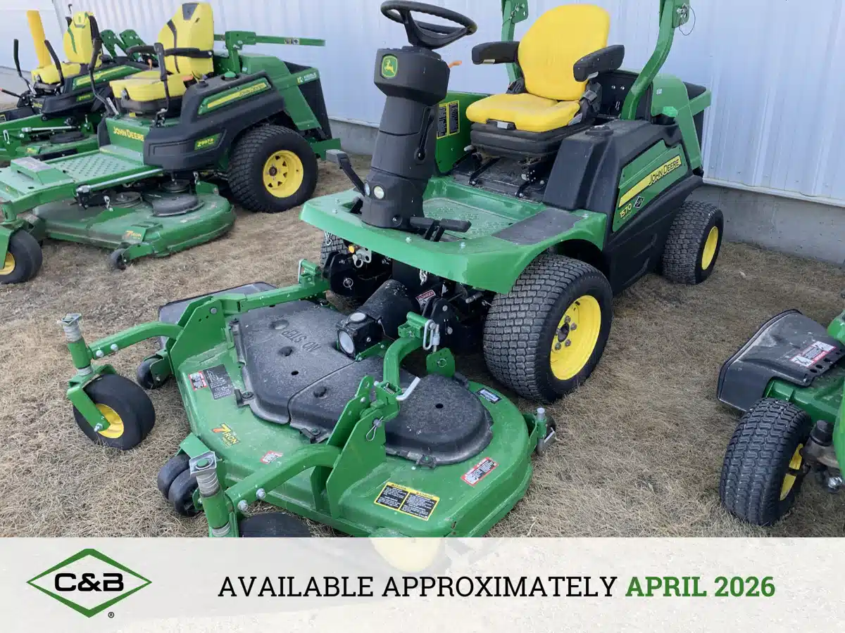 Gallery image 1 for Used 2021 John Deere 1570 Mower - Front Deck