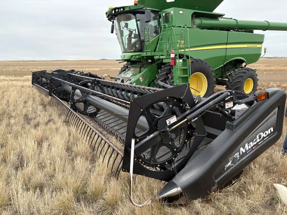 Used 2011 MacDon FD70 Header - Draper