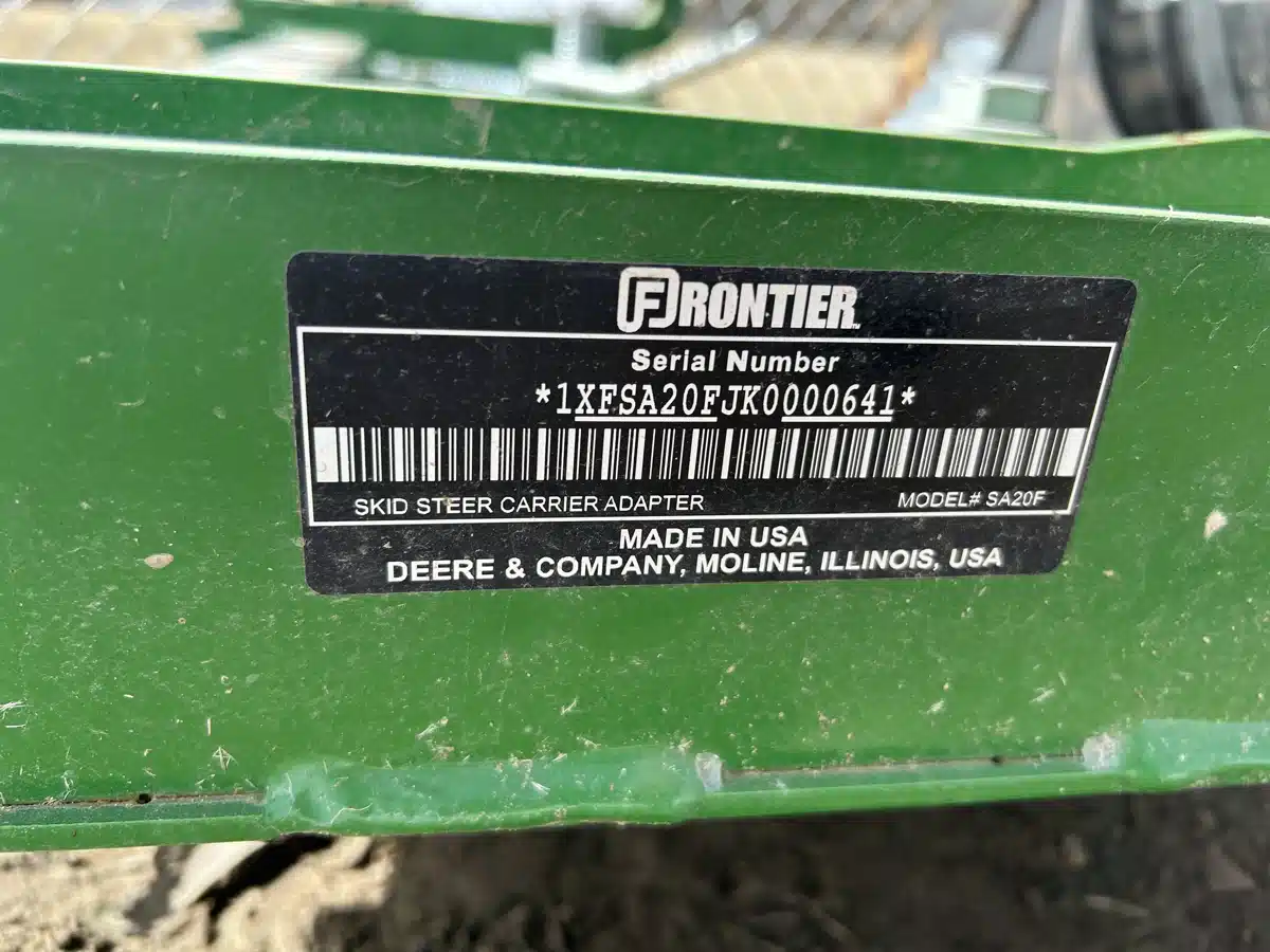 Frontier SA20F Attachment