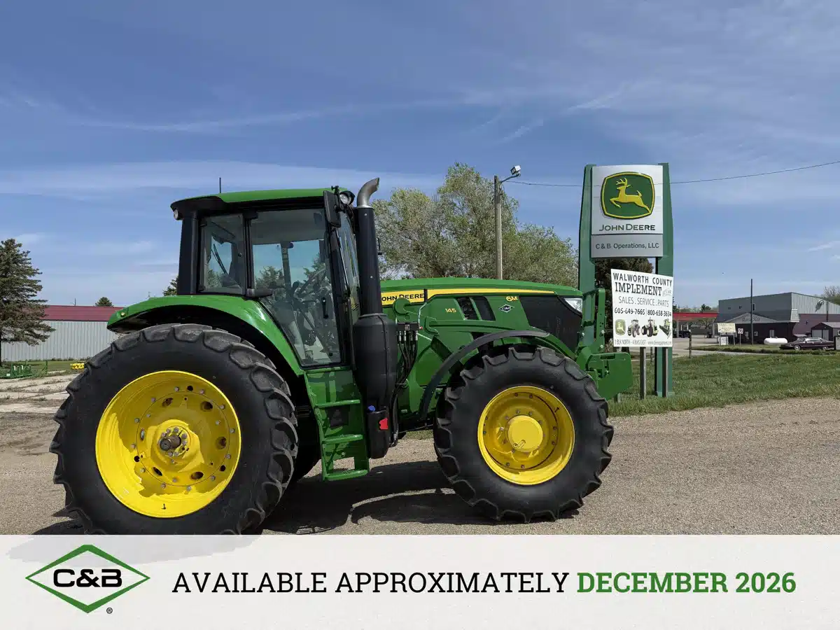 Gallery image 1 for 2026 John Deere 6M 145 Tractor