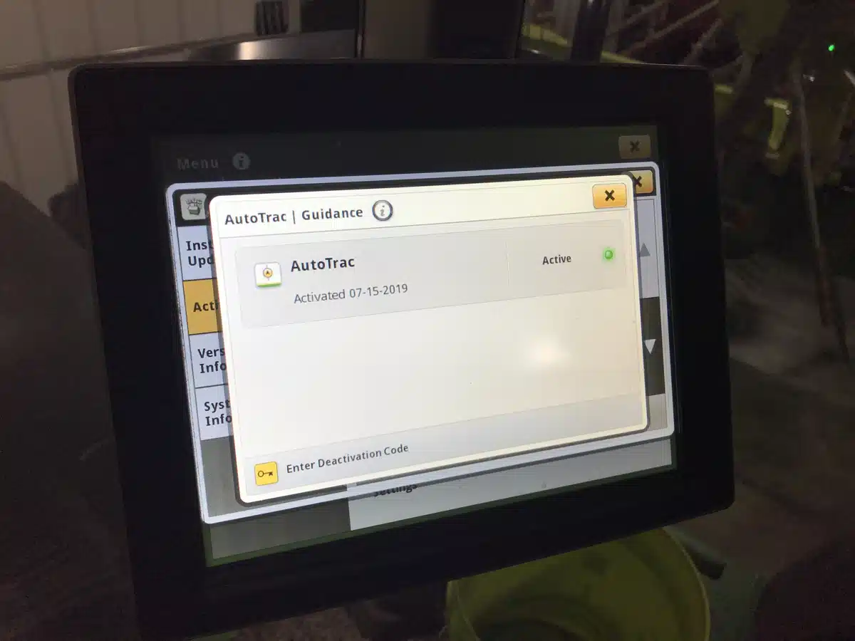 Gallery image 2 for 2021 John Deere 4640 Guidance System
