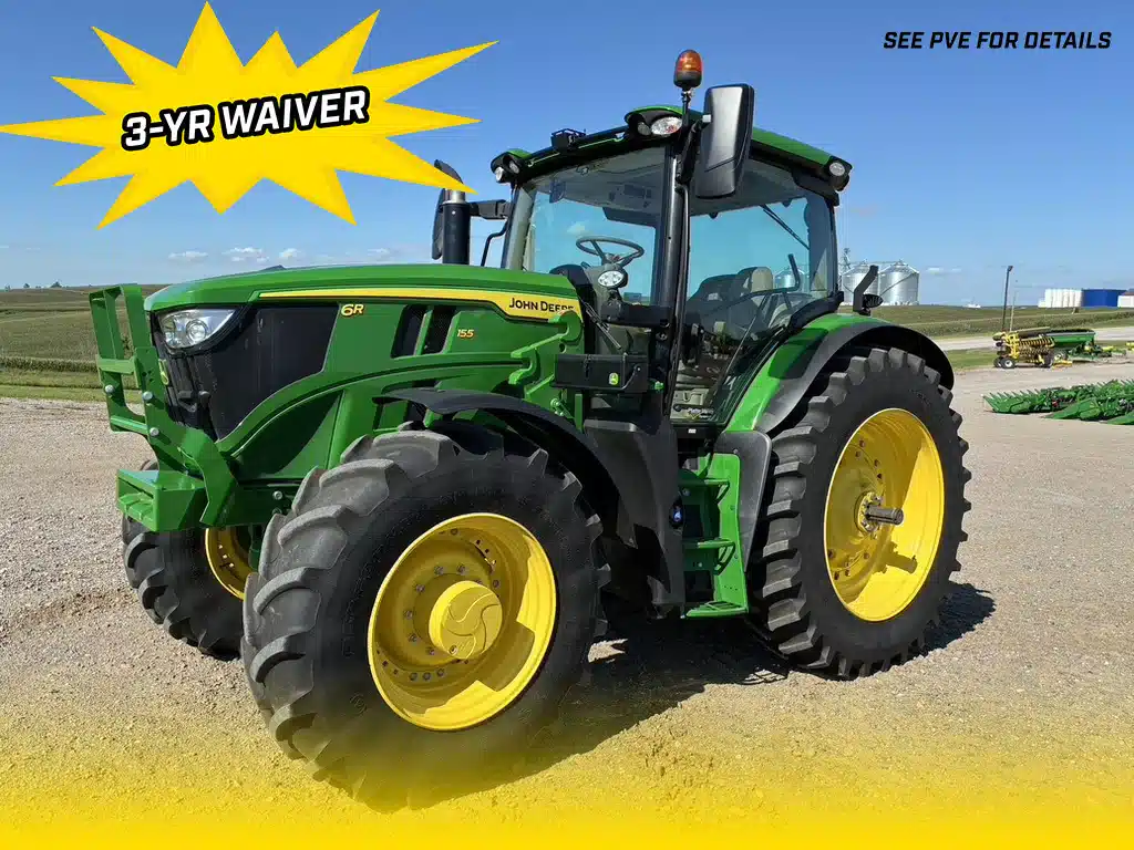Gallery image 1 for Used 2023 John Deere 6R 155 Tractor