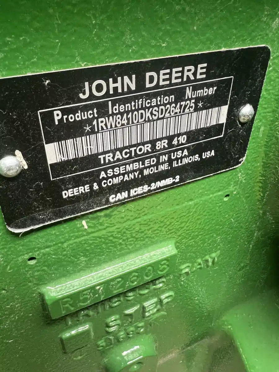 Gallery image 1 for 2025 John Deere 8R 410 Tractor
