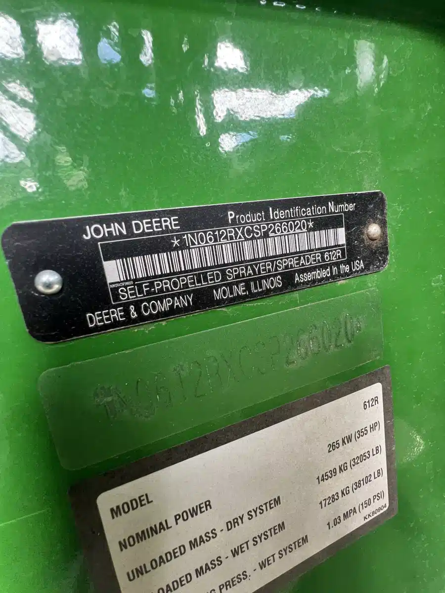 Gallery image 2 for 2026 John Deere 612R Sprayer - Self Propelled