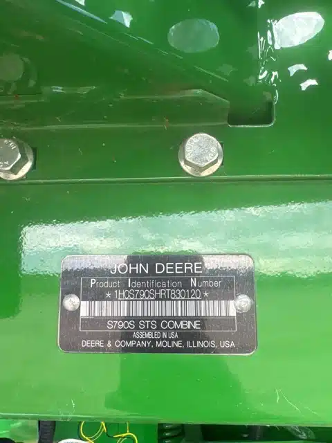 Gallery image 1 for Used 2024 John Deere S790 Combine