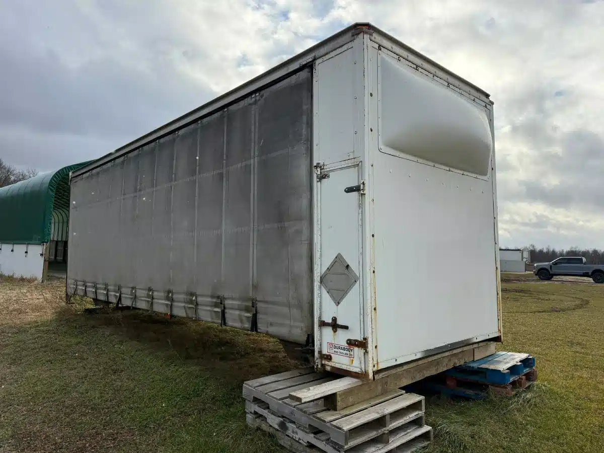 Gallery image 2 for Durabody 30' Canvas Side Flat Deck Trailer - Flat Deck