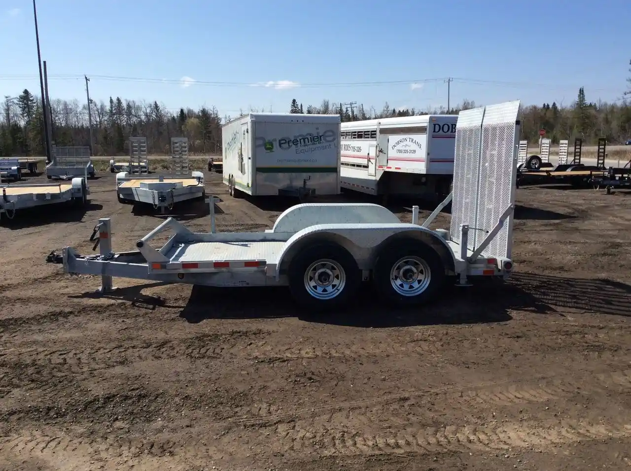 Gallery image 2 for New 2025 Canada Trailers 6X12 GALVANIZED SCISSOR LIFT Trailer - Utility