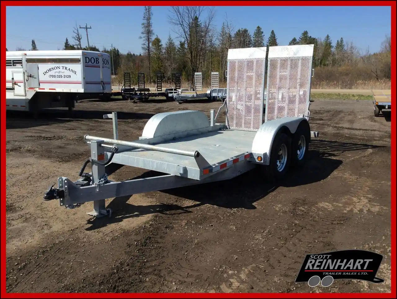 Gallery image 1 for New 2025 Canada Trailers 6X12 GALVANIZED SCISSOR LIFT Trailer - Utility