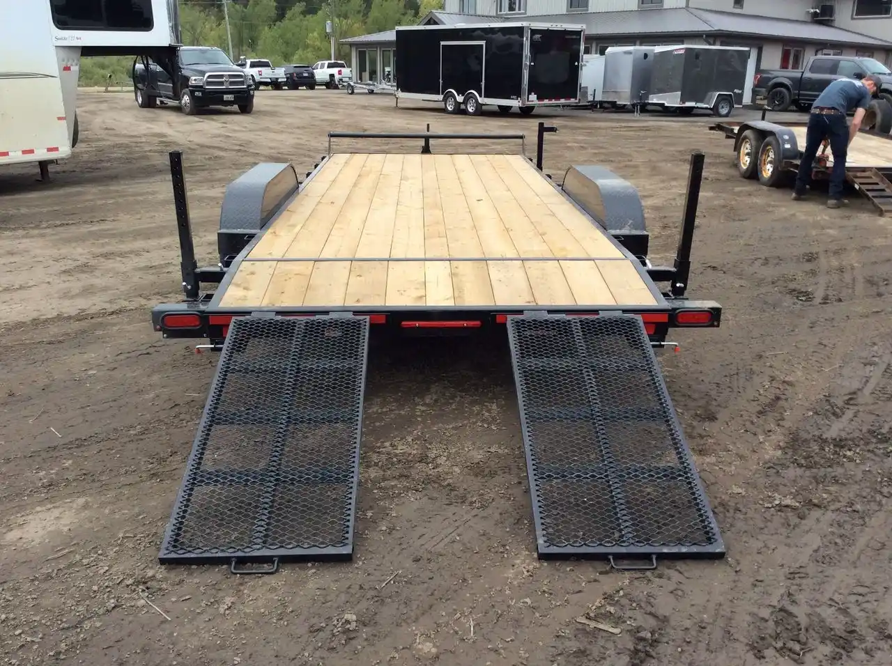 Gallery image 2 for New 2026 Canada Trailers 83X18 3.5 TON Trailer - Step Deck