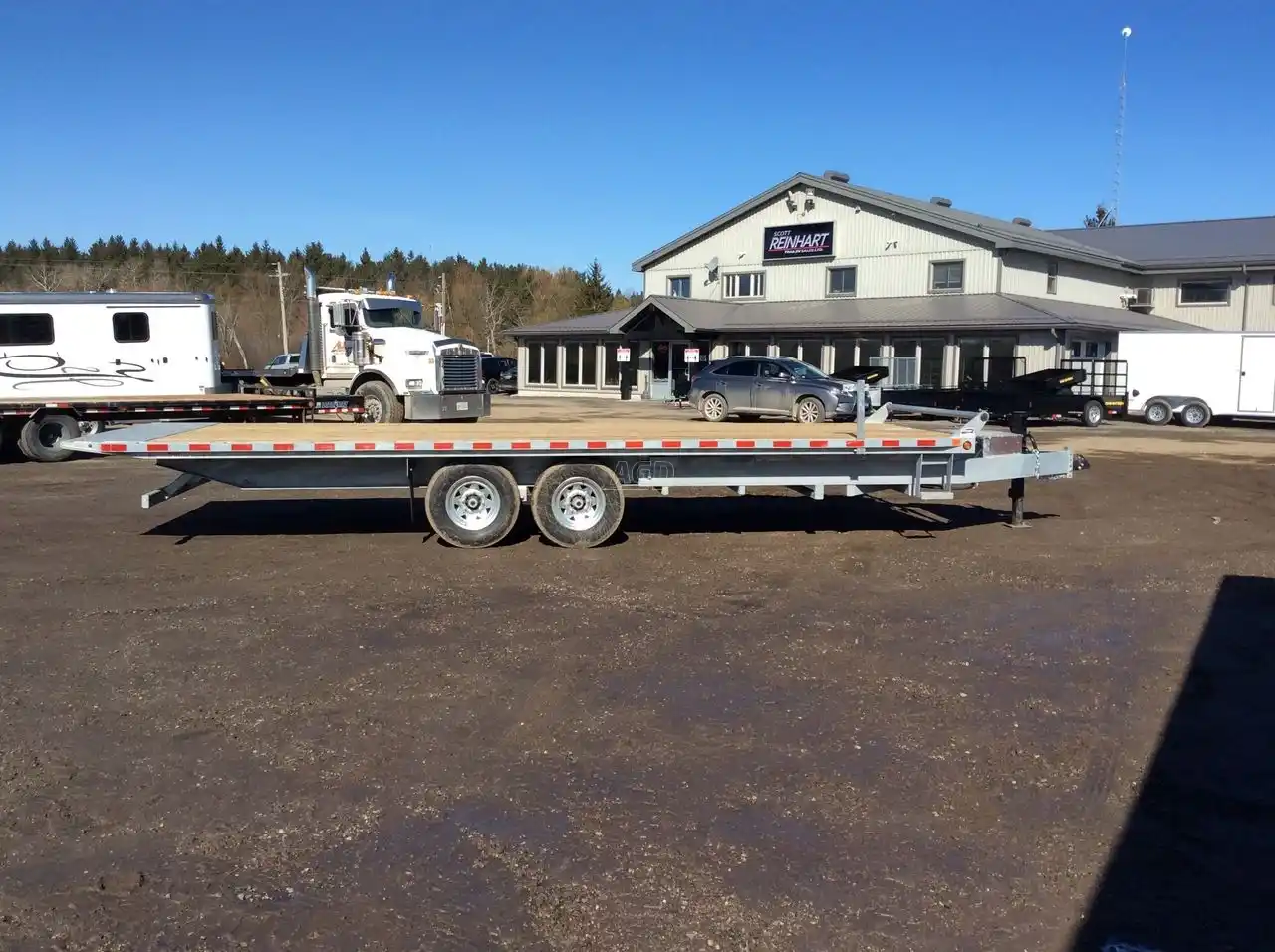 Gallery image 2 for New 2026 Canada Trailers 8.5X24 7 TON GALVANIZED Trailer - Tilt Deck