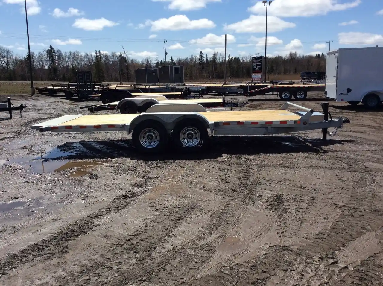 Gallery image 2 for 2026 Canada Trailers 80X20 7 TON GALVANIZED Trailer - Tilt Deck