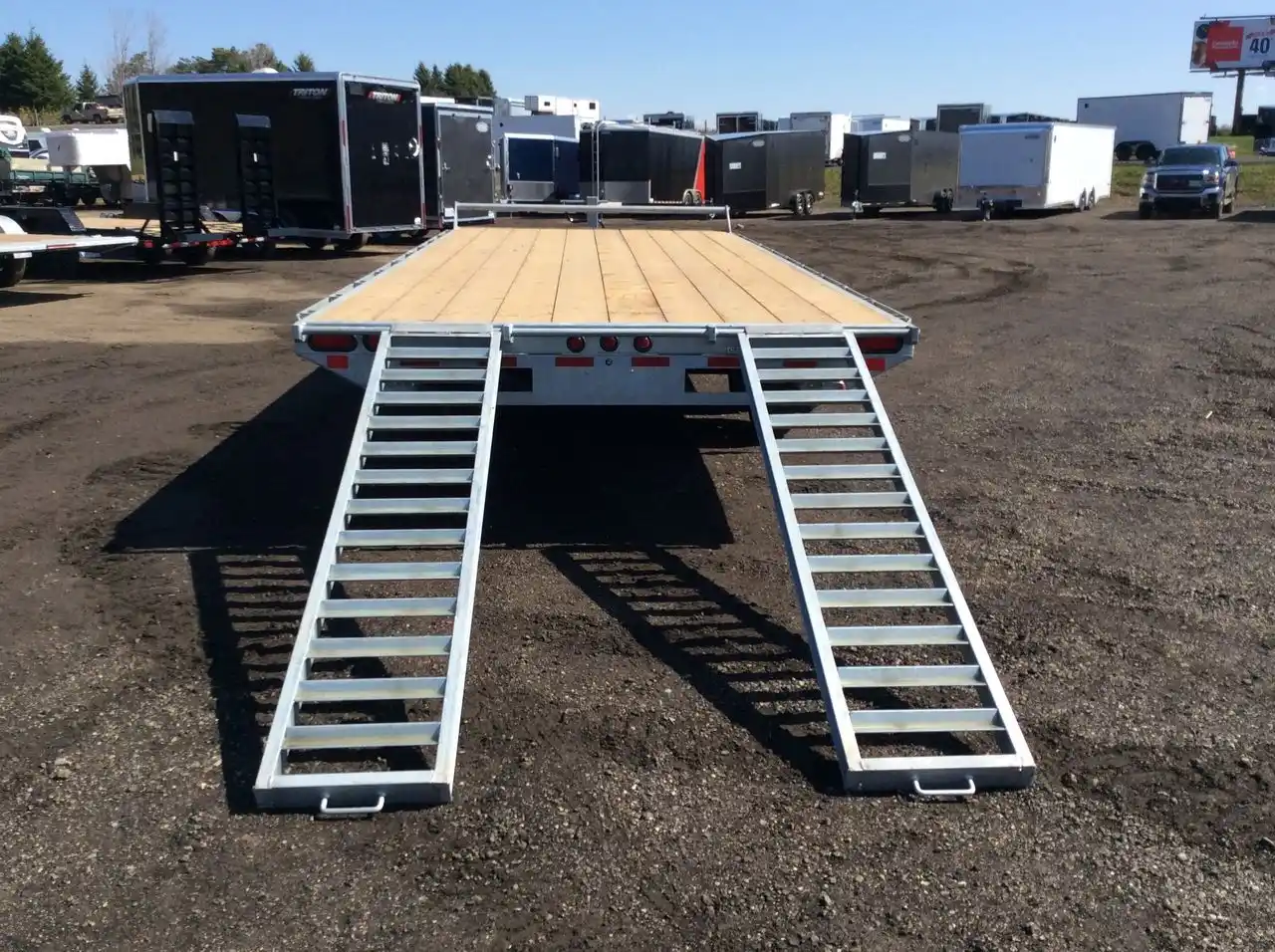 Gallery image 2 for New 2026 Canada Trailers 8.5X20 7 TON DECKOVER Trailer - Flat Deck
