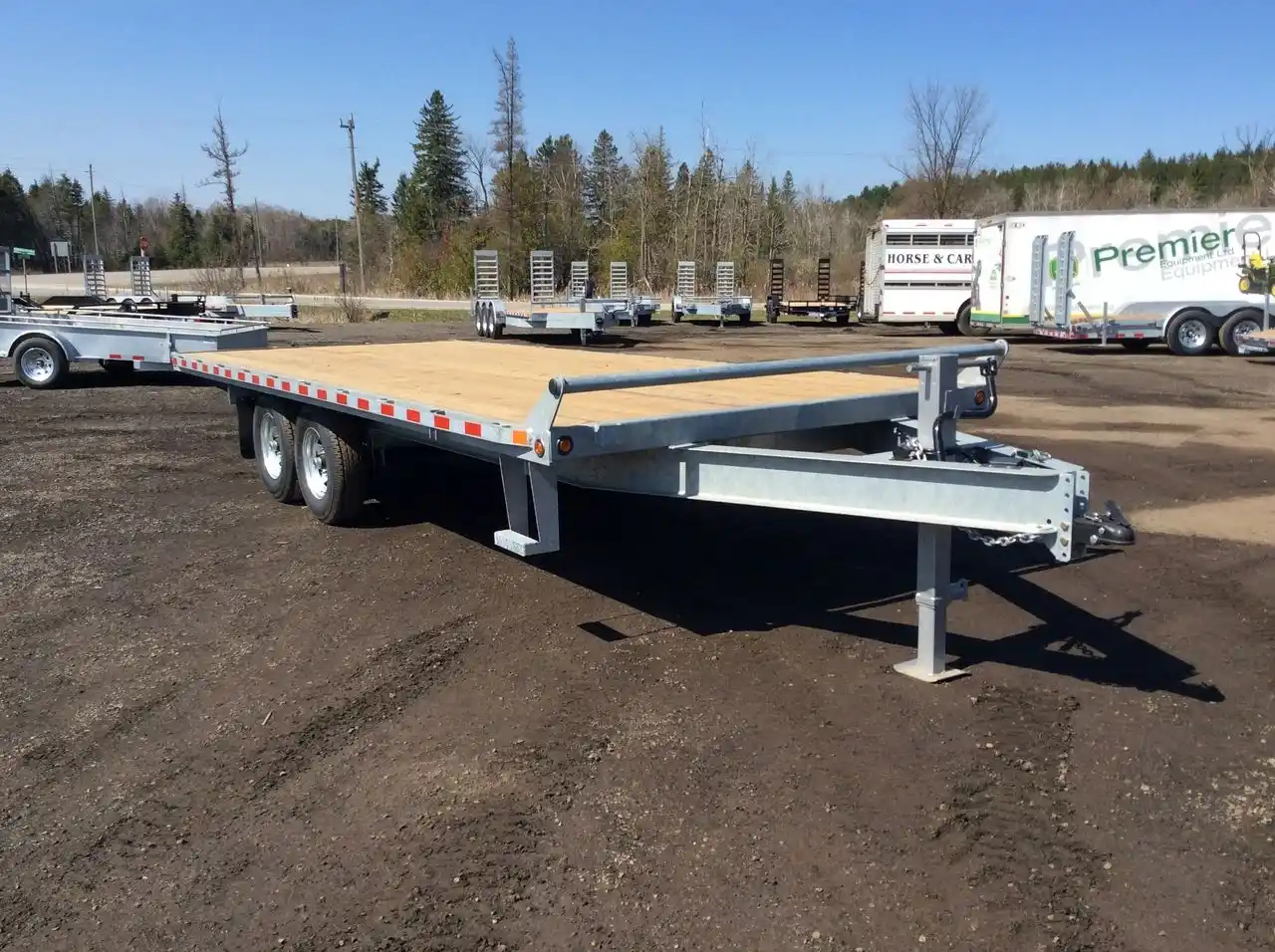 Gallery image 1 for New 2026 Canada Trailers 8.5X20 7 TON DECKOVER Trailer - Flat Deck