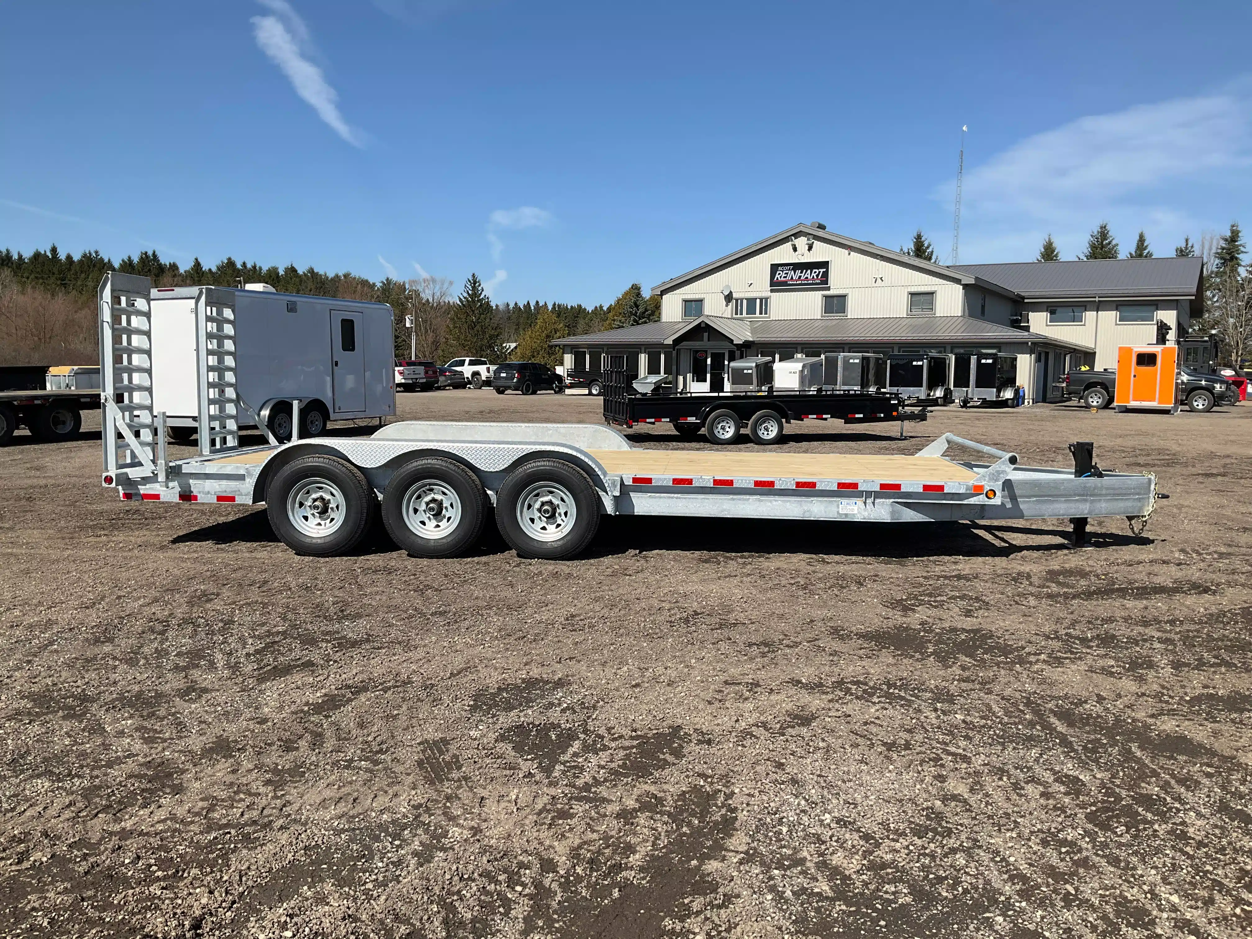 Gallery image 2 for 2026 Canada Trailers 82X22 10.5 TON GALVANIZED EQUIPMENT Trailer - Step Deck
